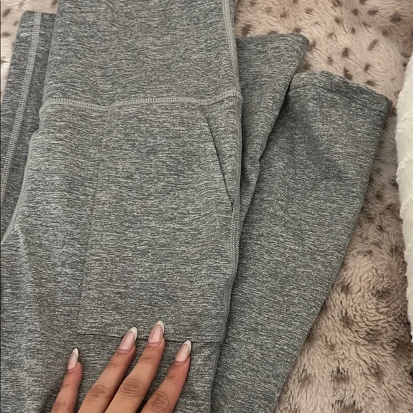 AERIE CROPPED FOLD OVER FLARE LEGGINGS - Picture 5 of 5